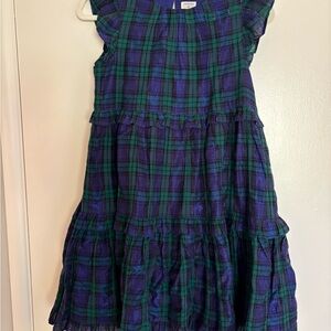 Girls tartan plaid holiday dress, size 10, J.Crew / crew cuts